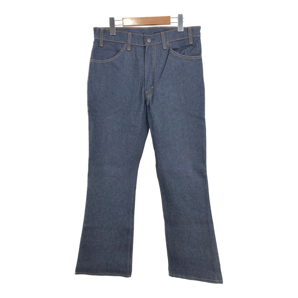 デッドストック 90年代 USA製 Levi´s リーバイス 646-0217 フレア デニムパンツ オレンジタブ ブルー (メンズ W32 L30)  古着 T0125