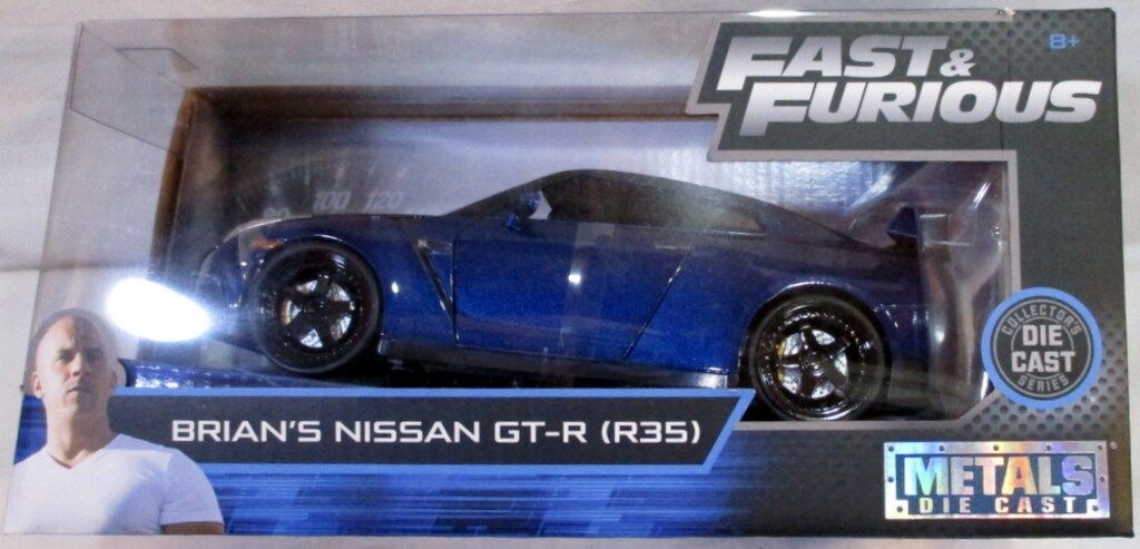 JADATOYS 1/24DIE CAST COLLECTOR'S SERIES FAST＆FURIOUS BRIAN'S NISSAN GT-R(R35) 97036