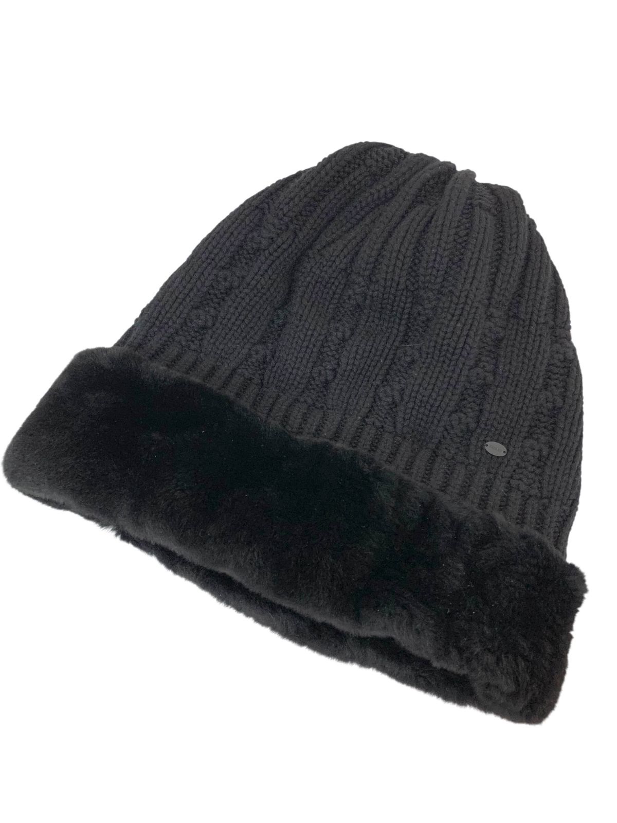 フォクシーブティック Cashmere Cap 40377 ニット帽 F ブラック ITG0RFBJFDSU