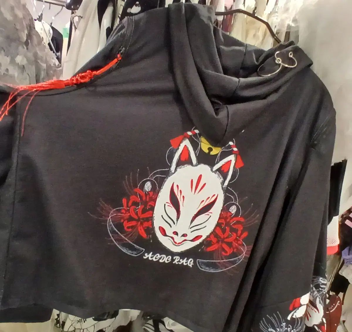 ゴスパンク ゴスロリ コーディネートセット adcd rag きつね キツネ柄 ジャージ着物 サブカルチャー