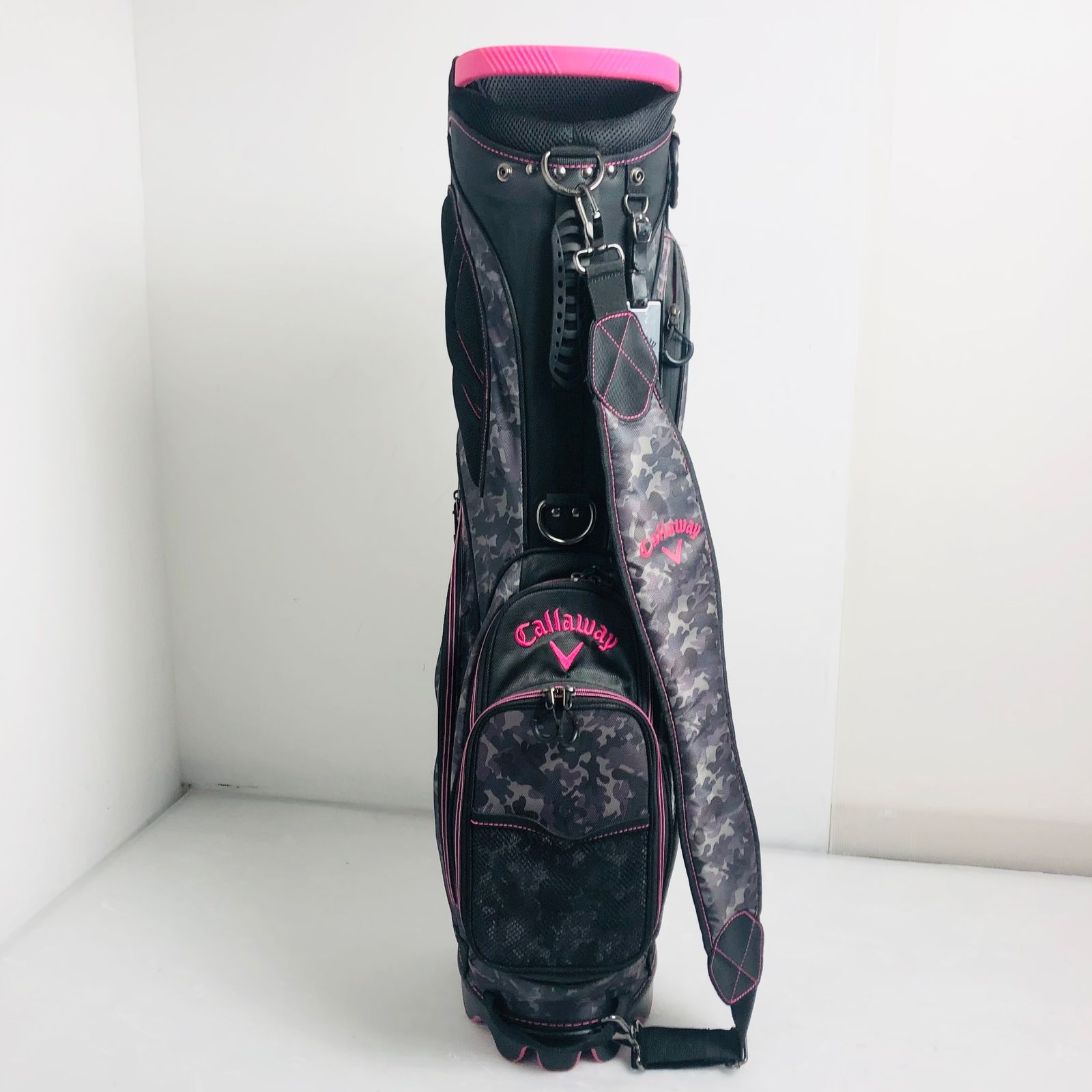 美品 キャロウェイ カモフラベアー キャディバッグ ゴルフバッグ ゴルフ 初心者 美品 Callaway キャロウェイ カモフラベアー キャディバッグ