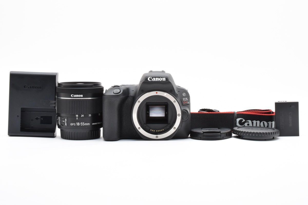 ショット数19869回 キヤノン EOS Kiss X9 EF-S 18-55mm F4-5.6 IS STM 充電器付き AYM4660 410