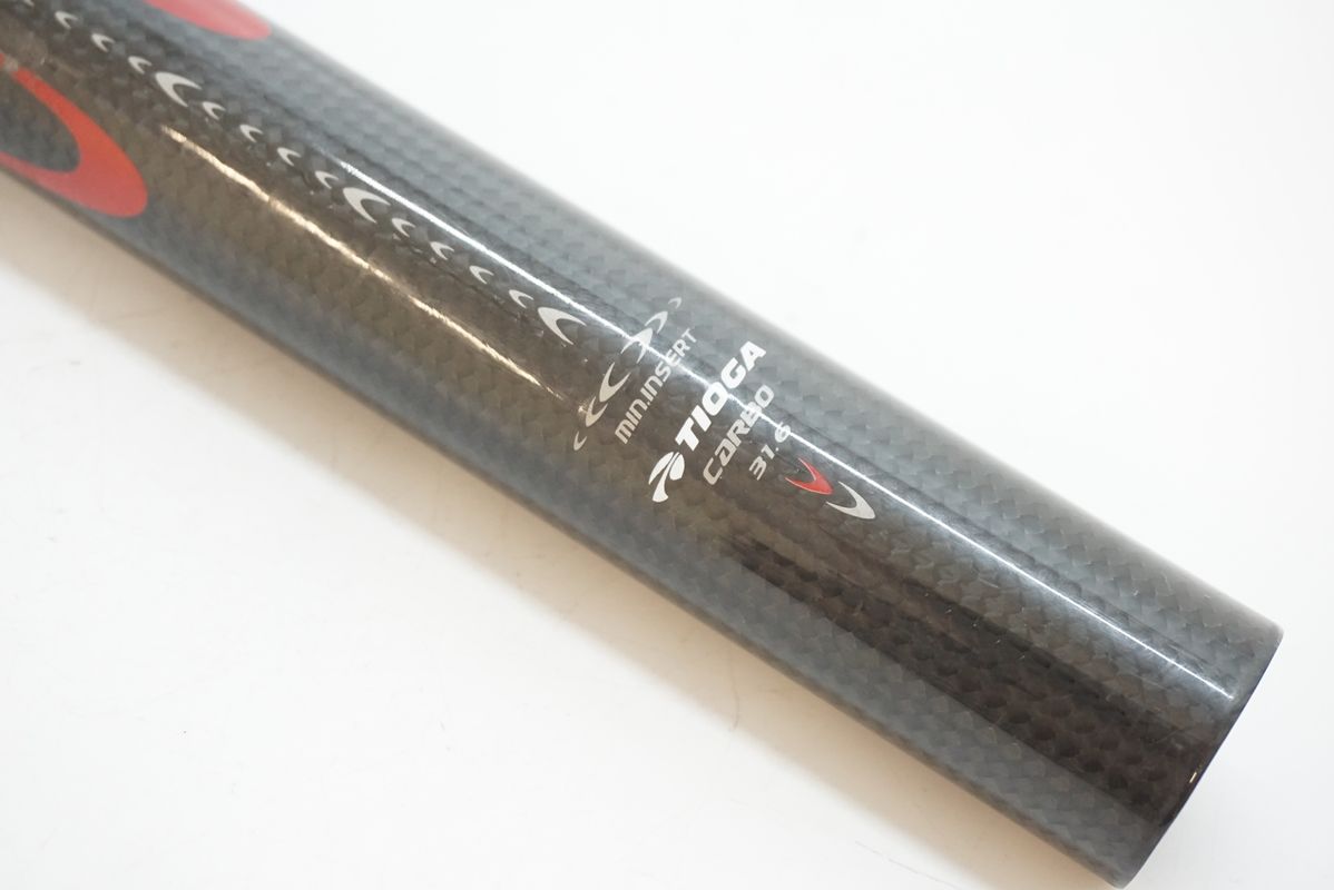 TIOGA 「タイオガ」 CARBO φ31.6 290mm シートポスト TIOGA 「タイオガ」 CARBO φ31.6 290mm シートポスト - メルカリ