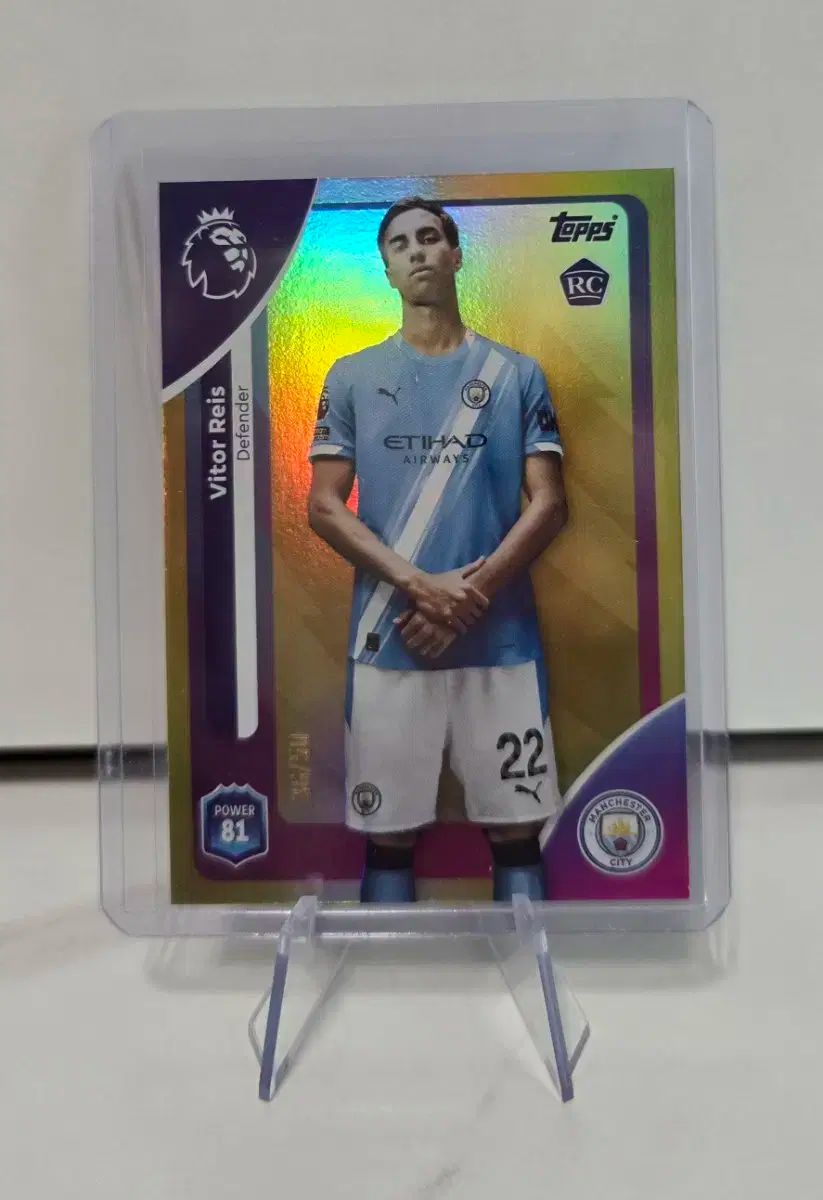 TOPPS トップス プレミアリーグ マンチェスターシティ ビトール ヘイズ ルーキー 50