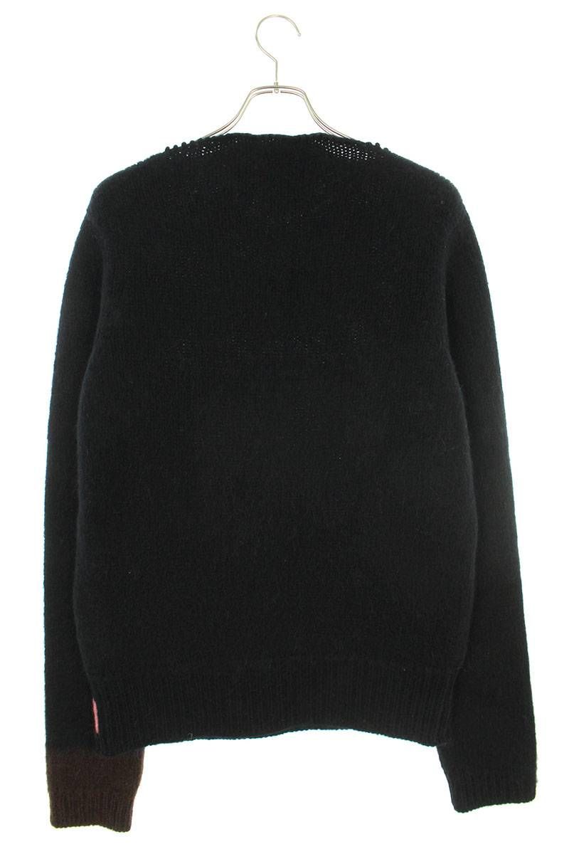 ラフシモンズ 21AW Vintage knit sweater with contrasting details