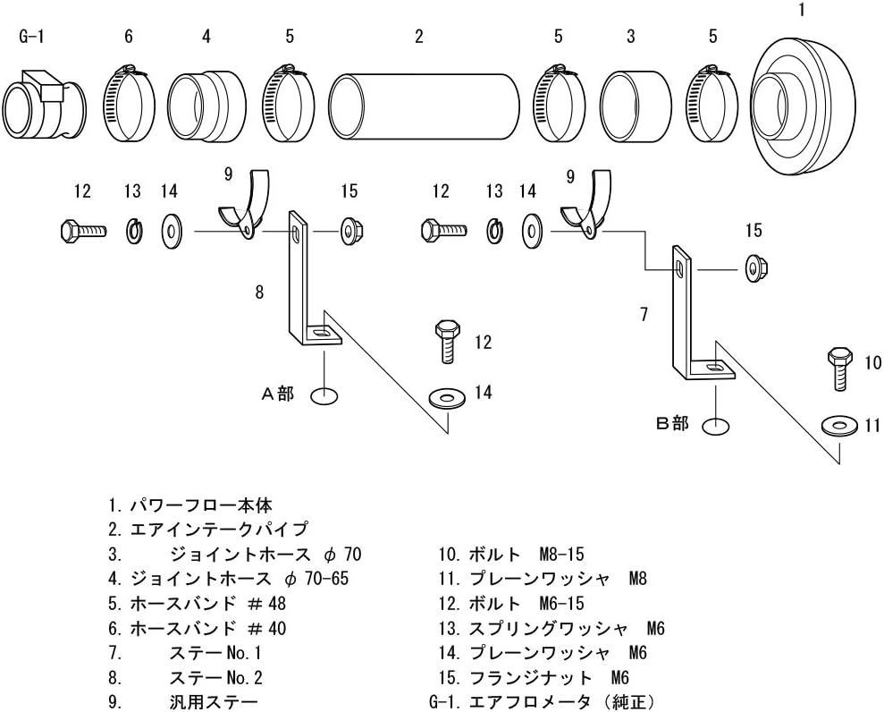 HKS スーパーパワーフロー(エアクリーナー) ロードスター E- NA6CE B6