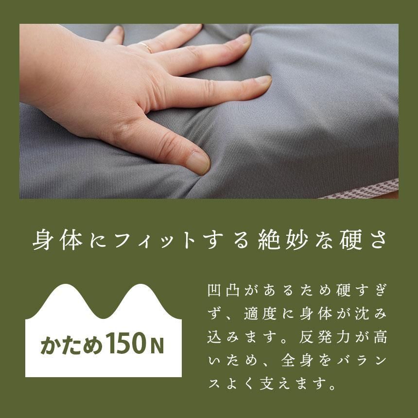 ウェーブ高反発マットレス