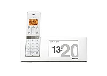 中古【SHARP インテリアホン ホワイト JD-4C2CL-W 】子機1台タイプ ナンバー・ディスプレイ対応 電話機 シャープ 中古「非常に良い」シャープ デジタルコードレス電話機 親機のみ 1.9