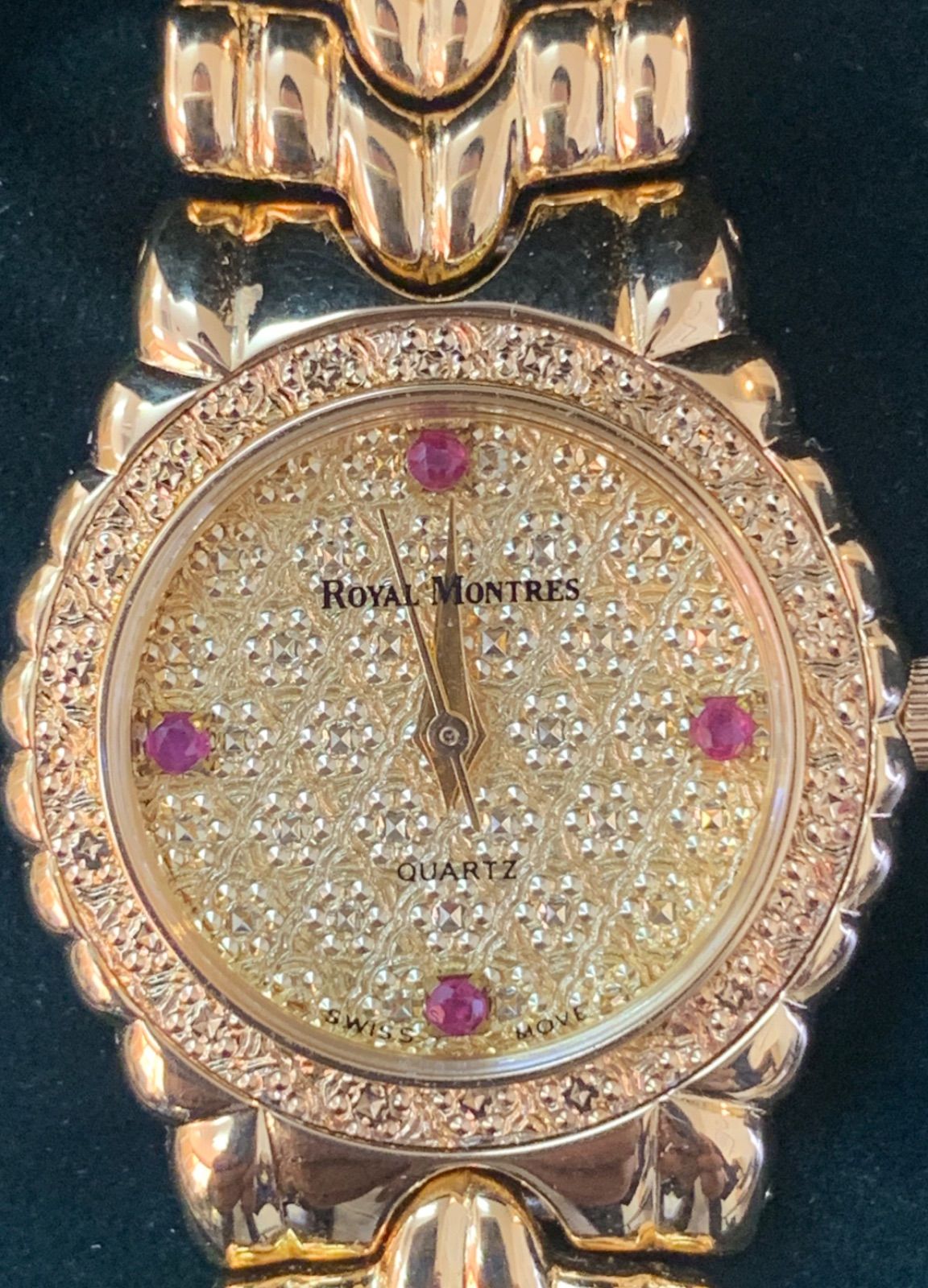 【極美品】スイス製 ロイヤルモントレス Royal montres 腕時計