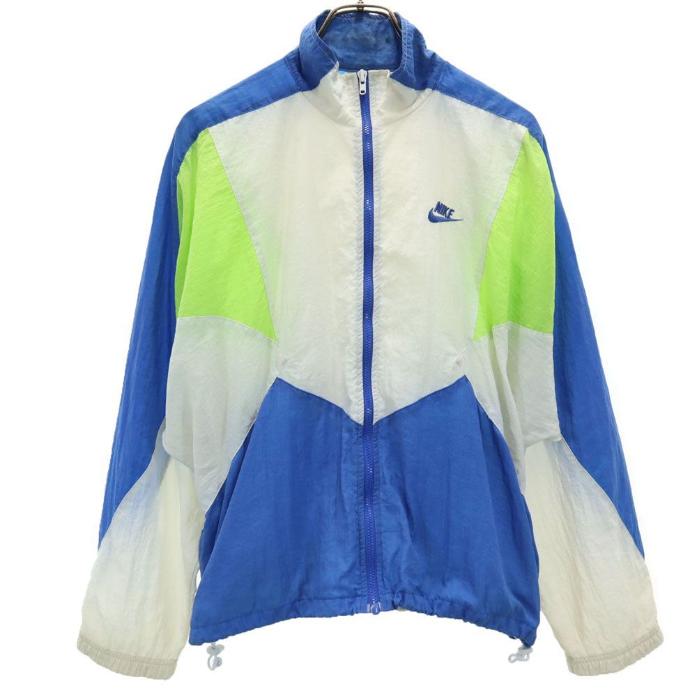 ナイキ 90s オールド ベンチレーション ナイロンジャケット L ホワイト NIKE キッズ 古着 【240403】