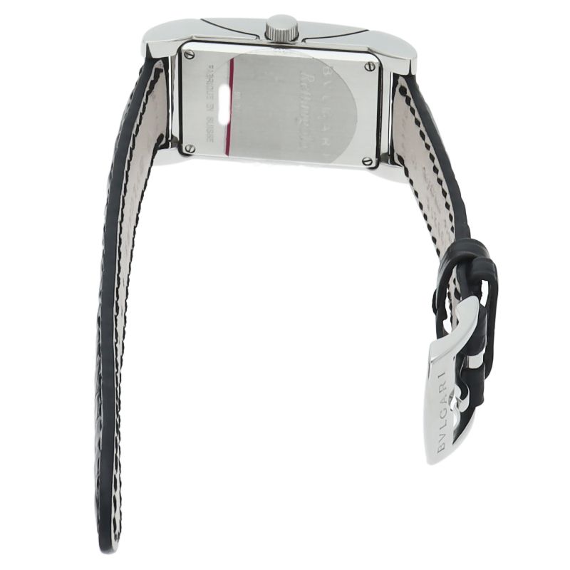 ブルガリ レッタンゴロ レディース時計 ブラックダイヤベゼル RT39SL  