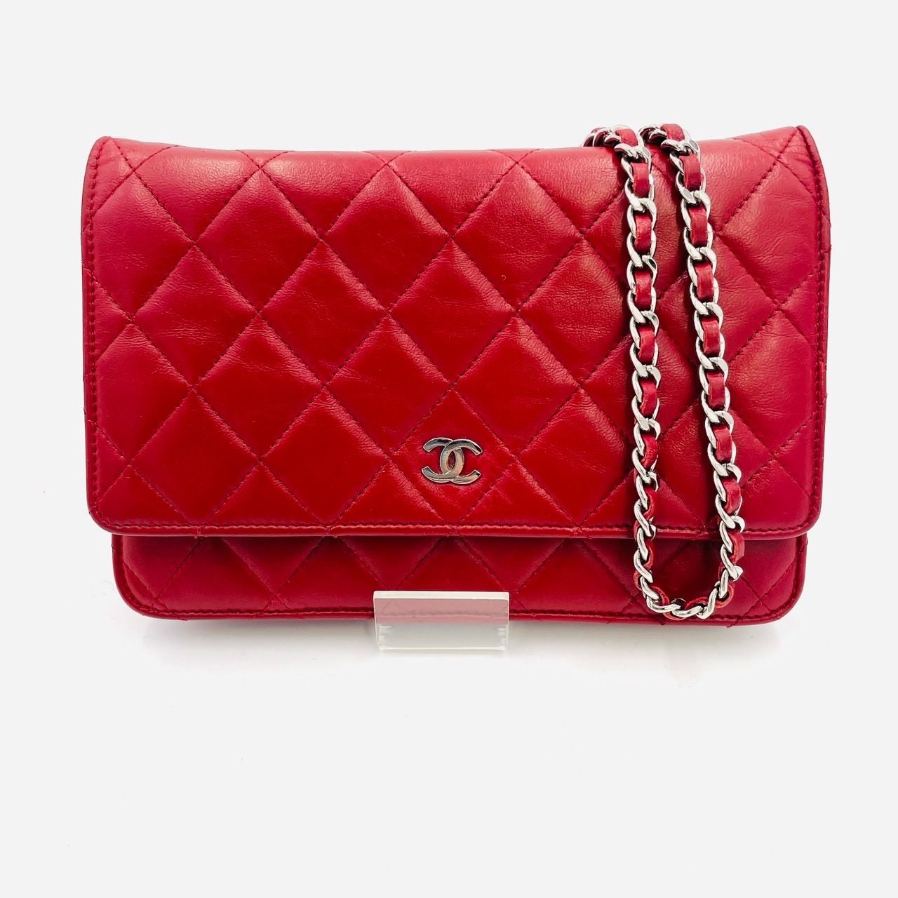 CHANEL 2007年頃製 パンチングレザーCCターンロックチェーン