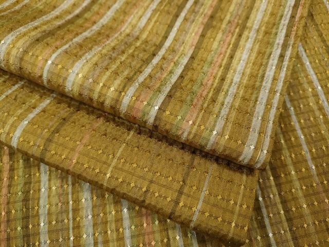 平和屋着物●上質な紬 縞 正絹 CAAY5029ut