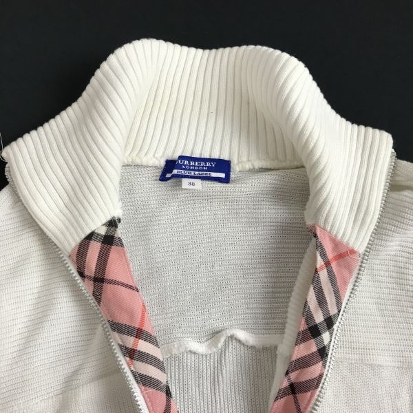150 BURBERRY BLUE LABEL ブルゾン　ジャケット　短丈 BURBERRY BLUE LABEL バーバリー ブルーレーベル 春 秋