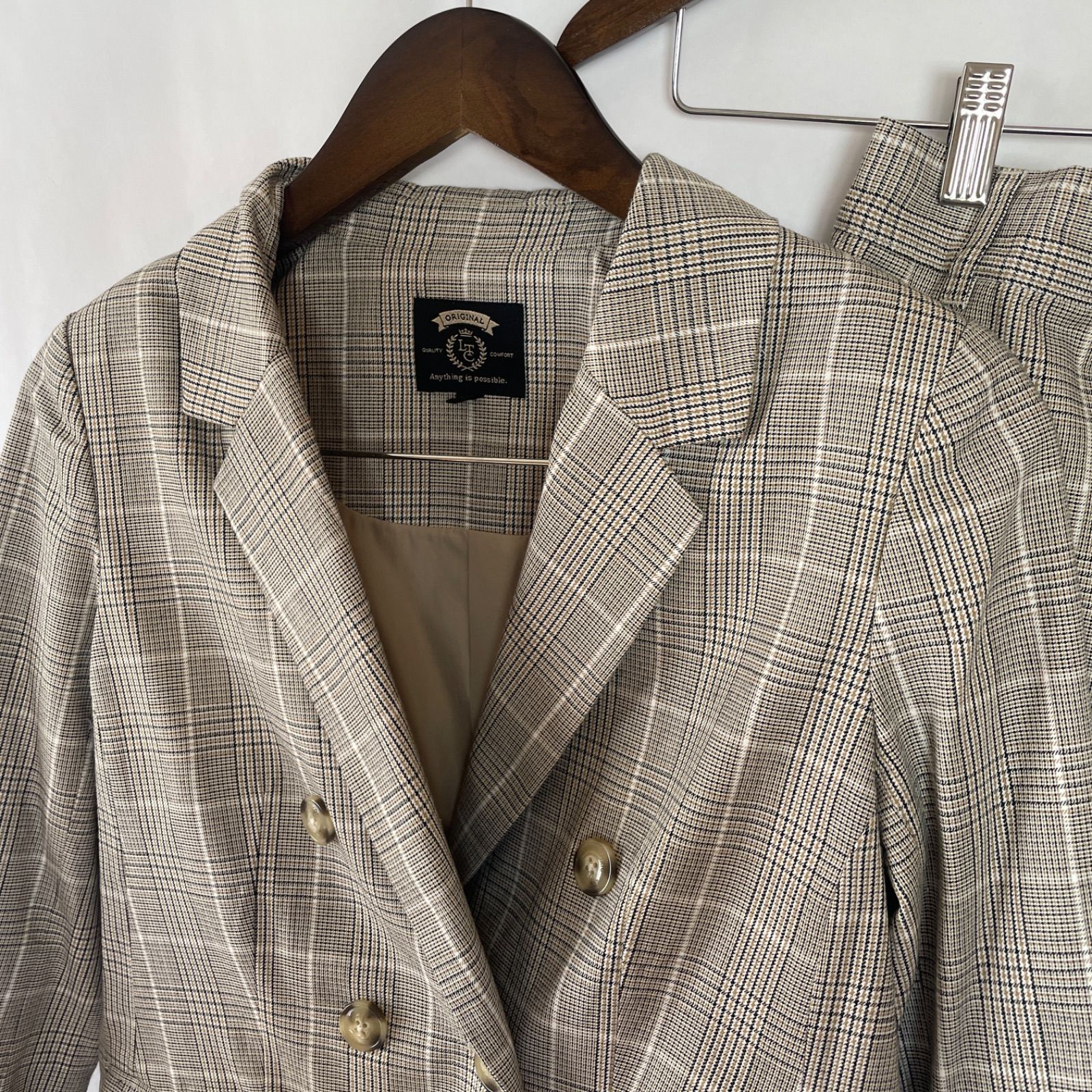 ラブトキシック 160cm フォーマルセットアップ グレンチェック 卒服