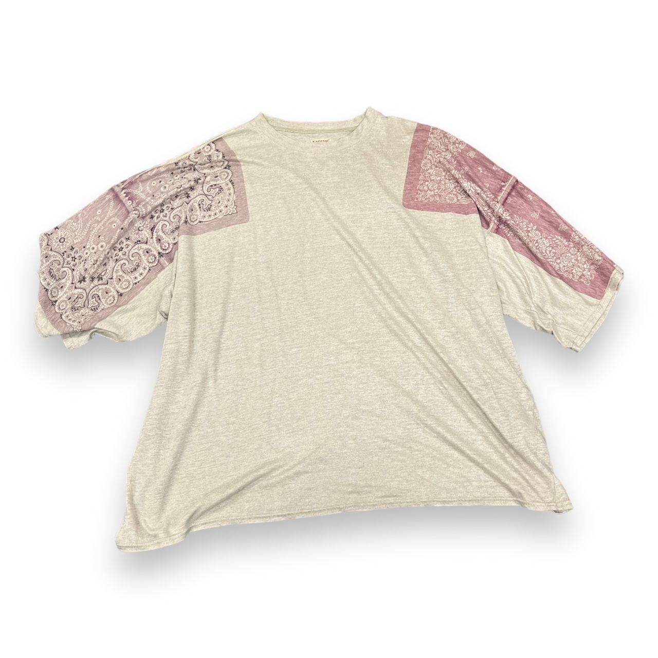 KAPITAL Linen Tenjiku Bandana HUGE-T リネン天竺バンダナヒュージ
