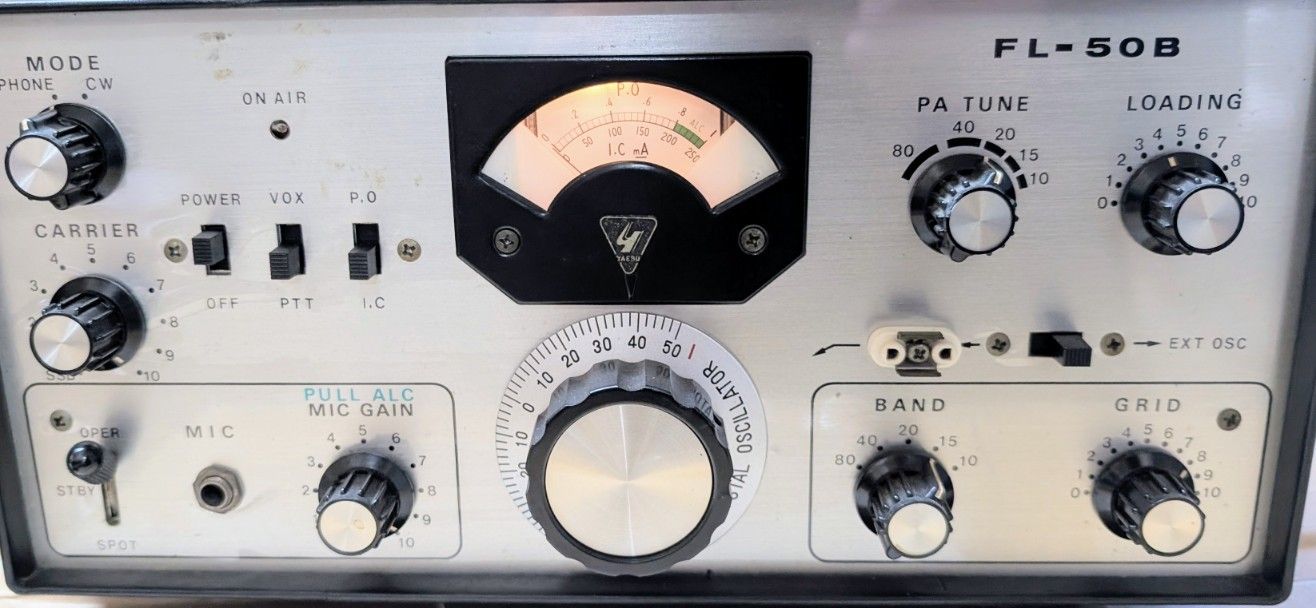 現状品 八重洲 FL-50B 真空管送信機 無線機 YAESU アマチュア IT5TZQC792B4-B02-byebye 現状品 八重洲 FL-50B 真空管送信機 無線機 YAESU アマチュア