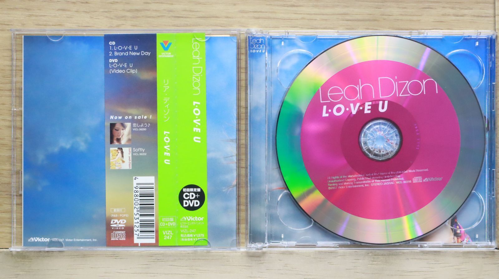 国内盤CD☆リア・ディゾン/Leah Dizon□ L・O・V・E U(初回限定