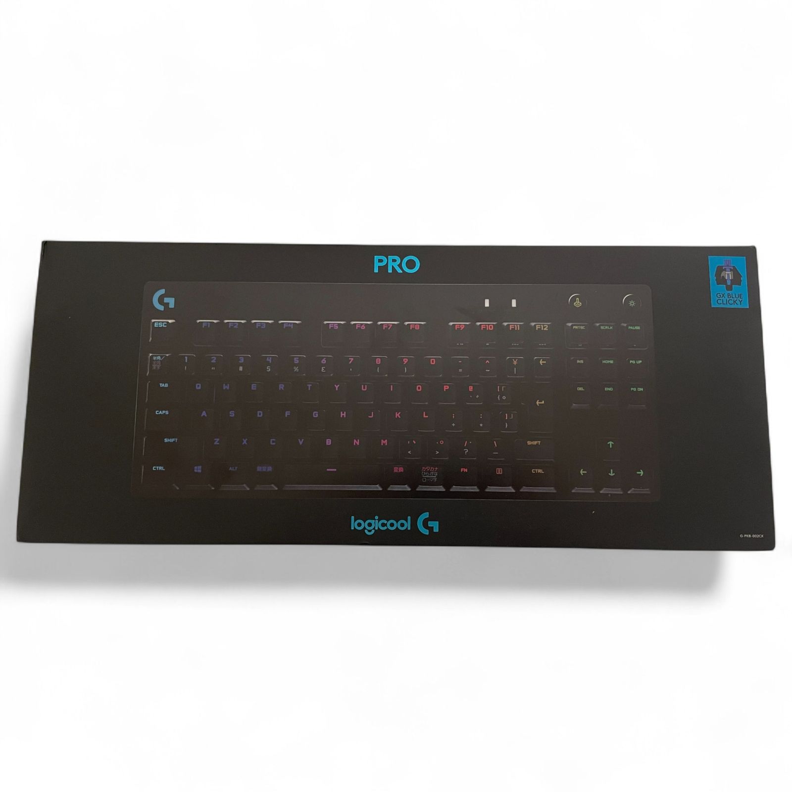 ♪ ● ロジクール logicool PROゲーミングキーボード G-PKB-002CK GX BLUE CLICKY テンキーレスデザイン 1400-2558