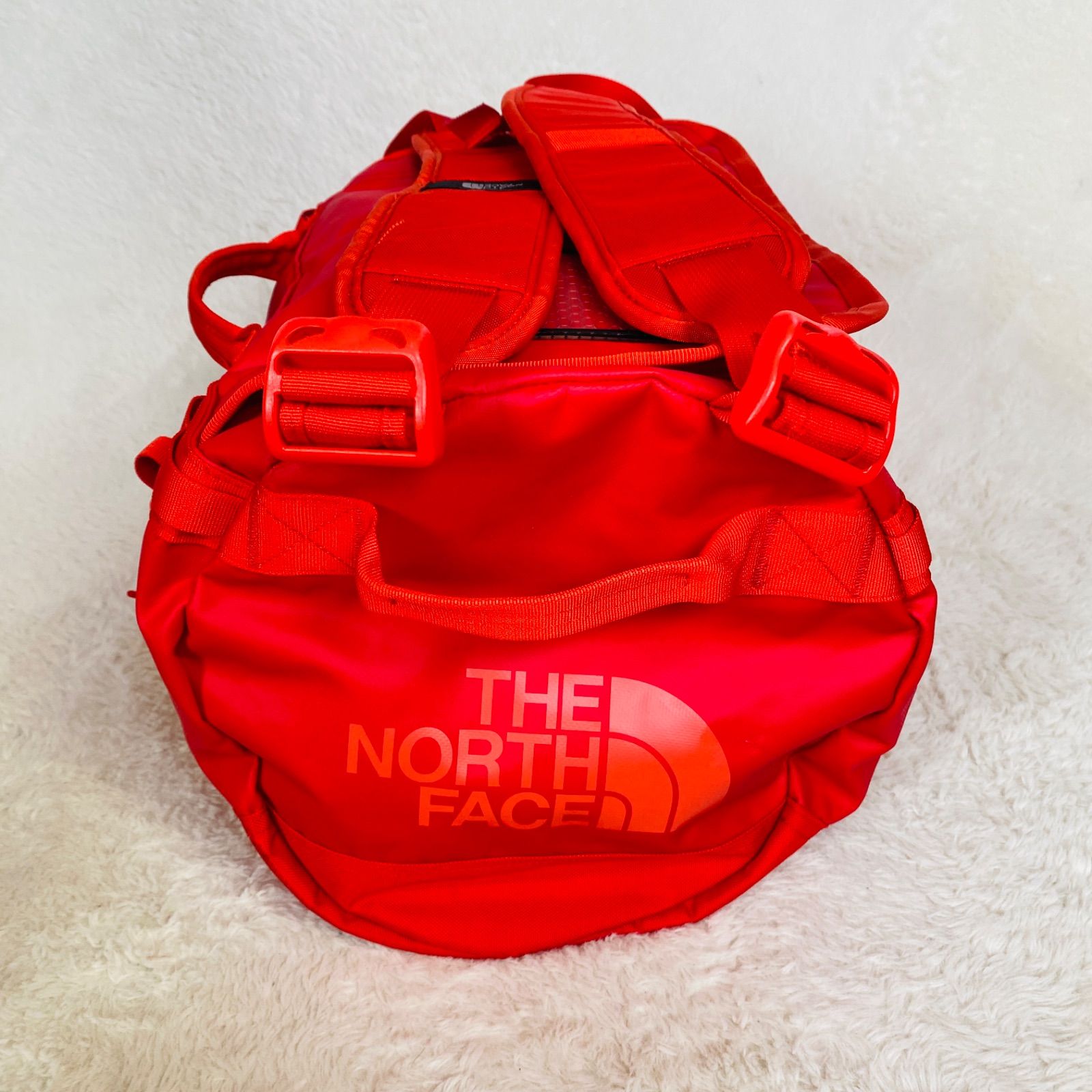 【2点セット】THE NORTH FACE ザ ノースフェイス　2way リュック　31L　ボストン　NM81816　大容量　アウトドア　赤　レッド　 レジャー　685 スポーツ　登山　アスリート