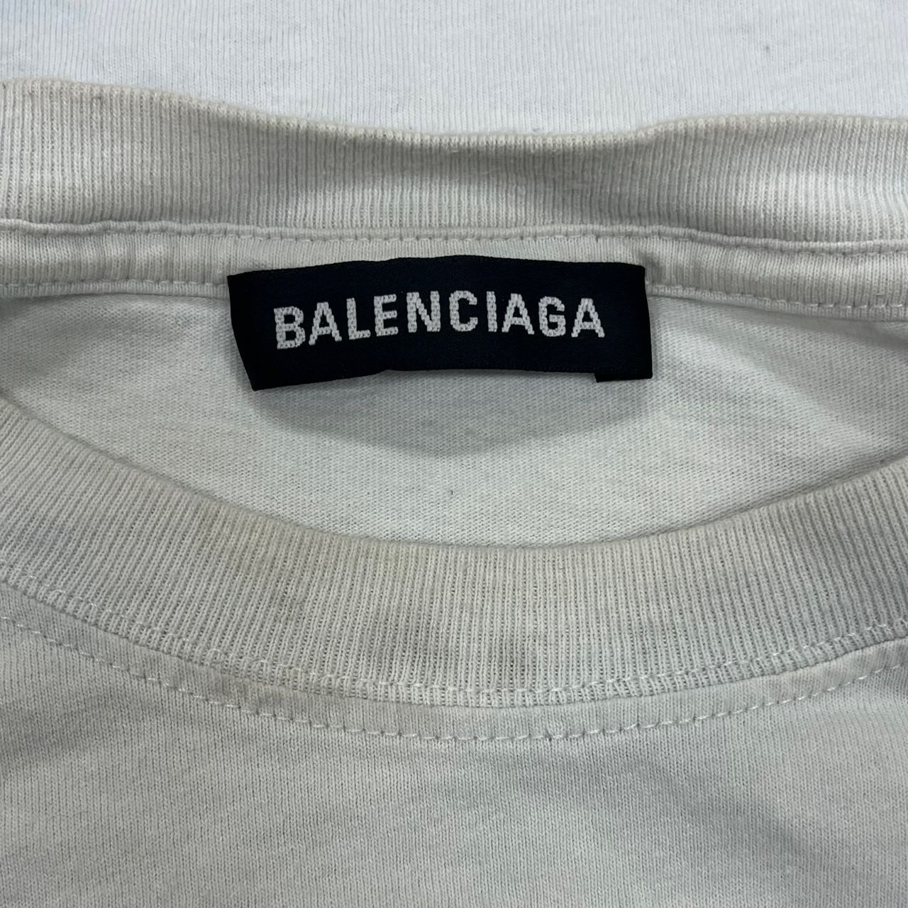 国内正規 BALENCIAGA ロゴプリント クルーネック Tシャツ バレンシアガ