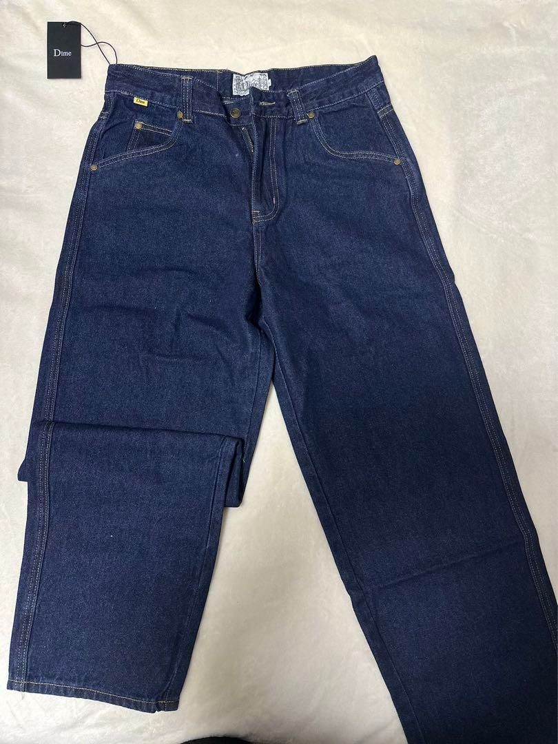 新品 Dime BAGGY DENIM PANTS INDIGO ダイム デニムパンツ - メルカリ