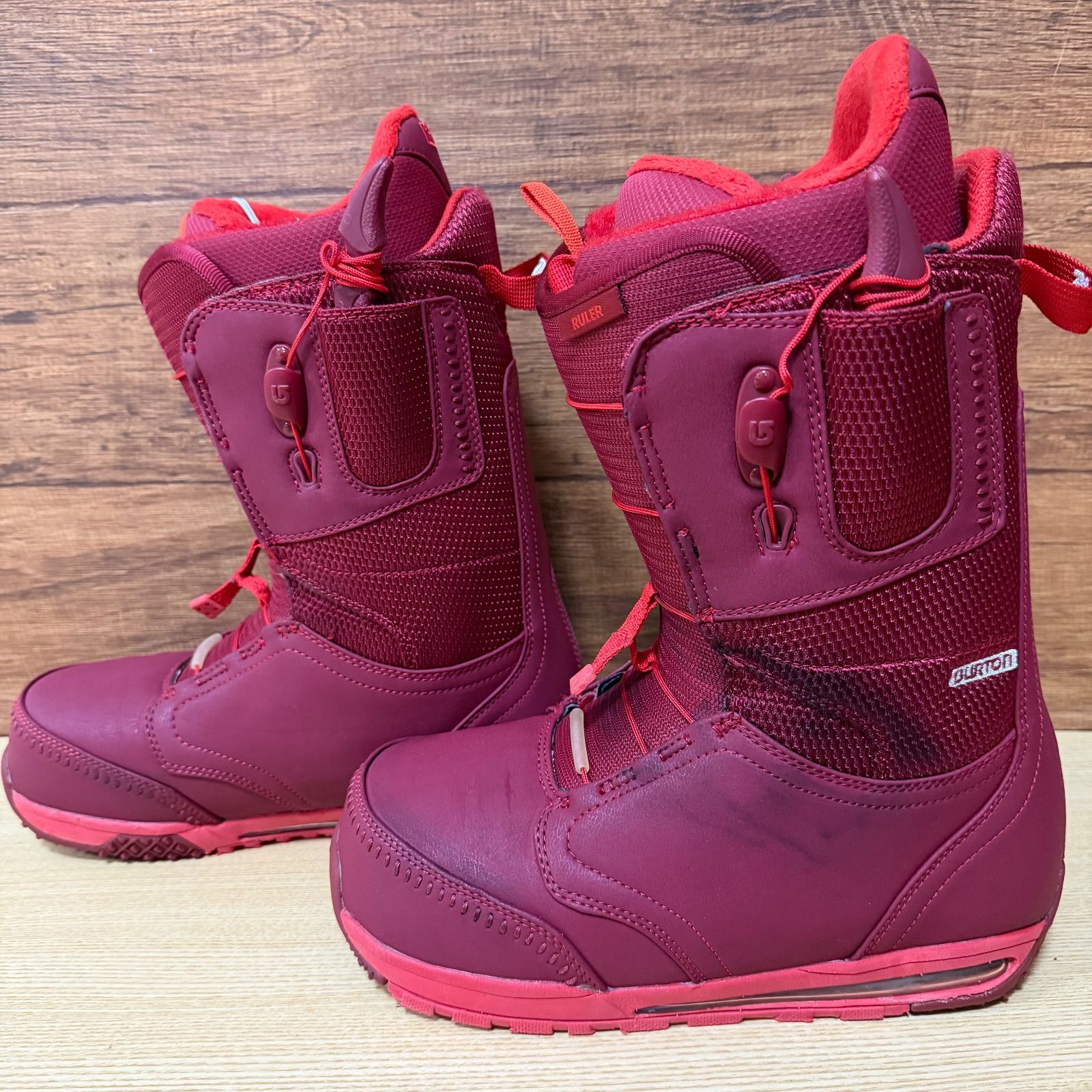 BURTON バートン RULER ルーラーメンズ スノーボードブーツ26.5cm ワインレッド オールラウンドモデル パウダー ジャンプ グラトリ ジブ トリック フリーラン WHITEMONARCHHOTEL_COM