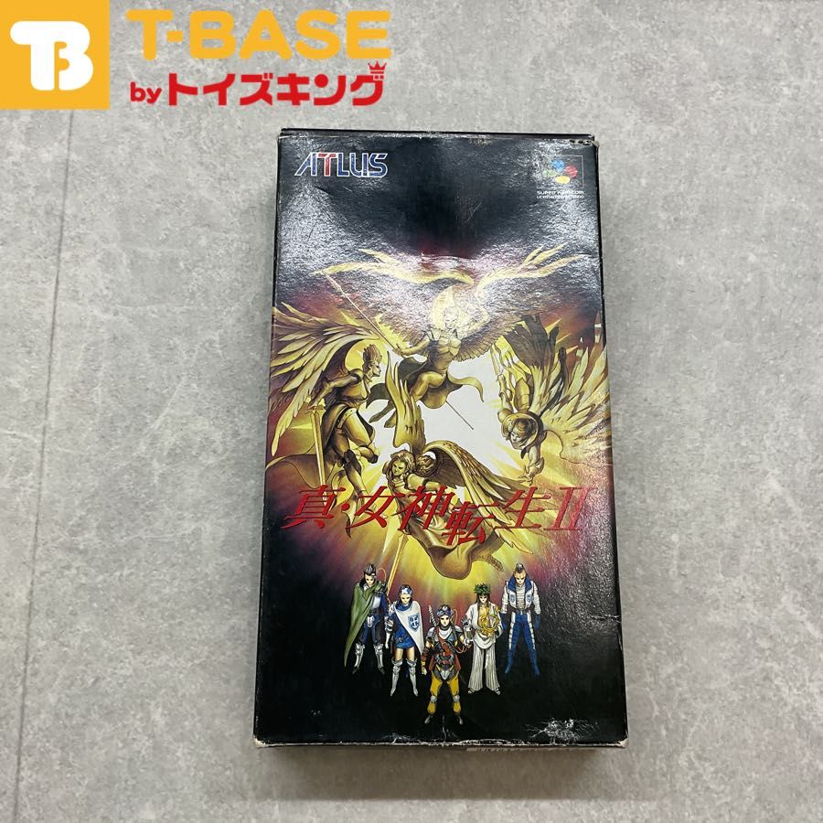 SFC 真女神転生・Ⅱ・if・旧約女神転生 箱説ハガキ付き アトラス