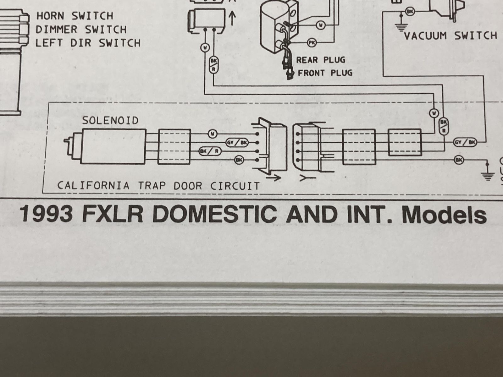 FLT FXR サービスマニュアル ハーレー 正規  バイク 整備書 配線図有り 1993年モデル 1340cc 5-SPEED 車検 整備情報:22292622