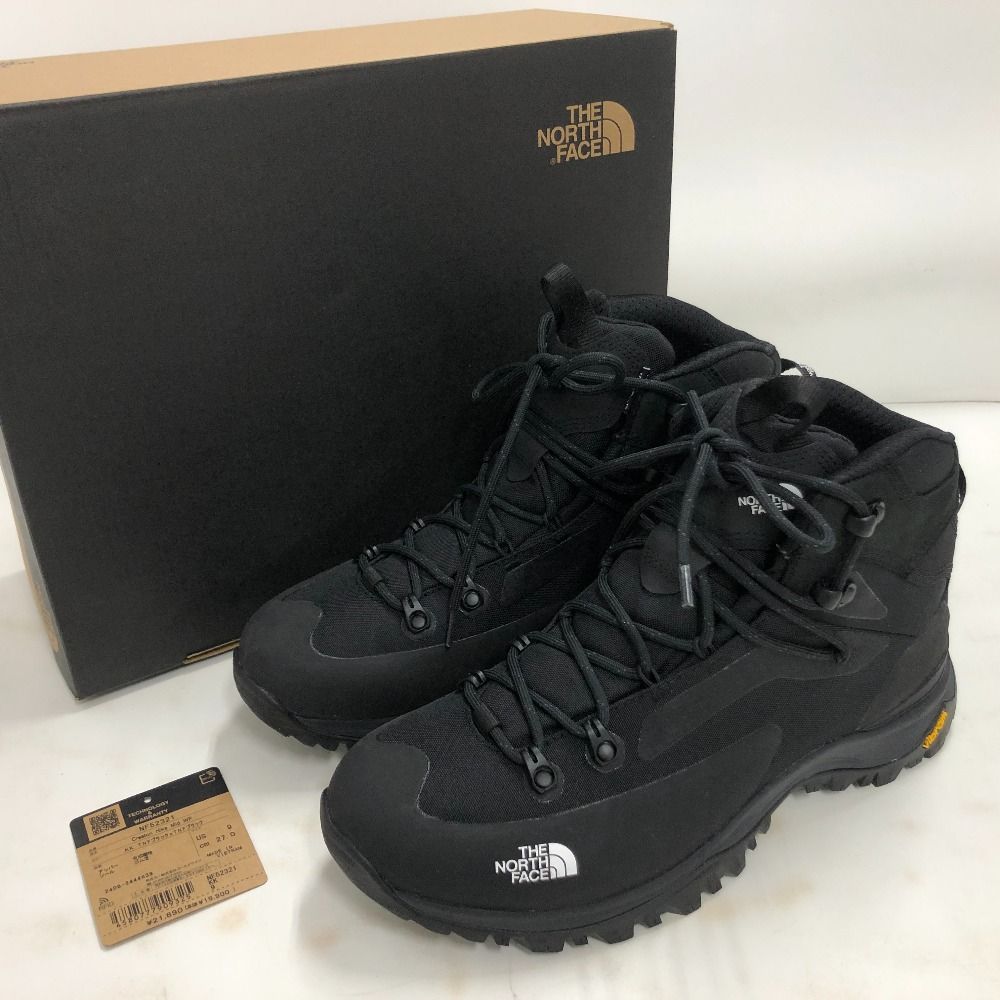 02w12074 THE NORTH FACE ザノースフェイス  Creston Hike Mid WP  トレッキングシューズ  ブラック  27.0cm ベトナム製 メンズ  箱・タグあり  スニーカー  NF52321  【中古品】