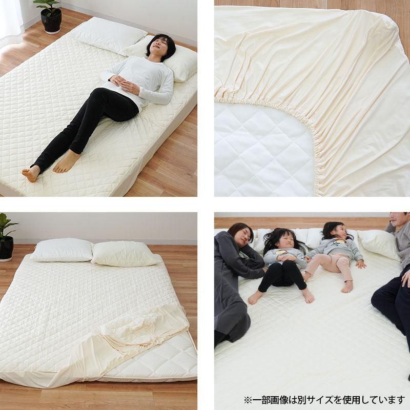パッド一体型ボックスシーツ ノビック
