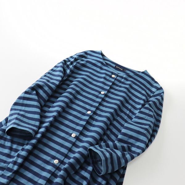 marimekko マリメッコ TASARAITA TUIKE ボーダー 羽織りワンピース S 