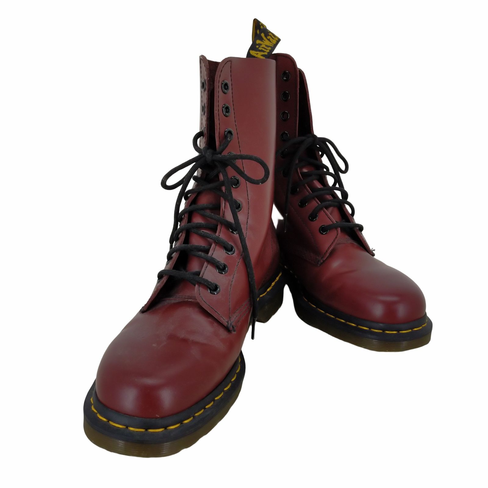 ドクターマーチン Dr.Martens 1490 10ホールブーツ CHERRY RED メンズ