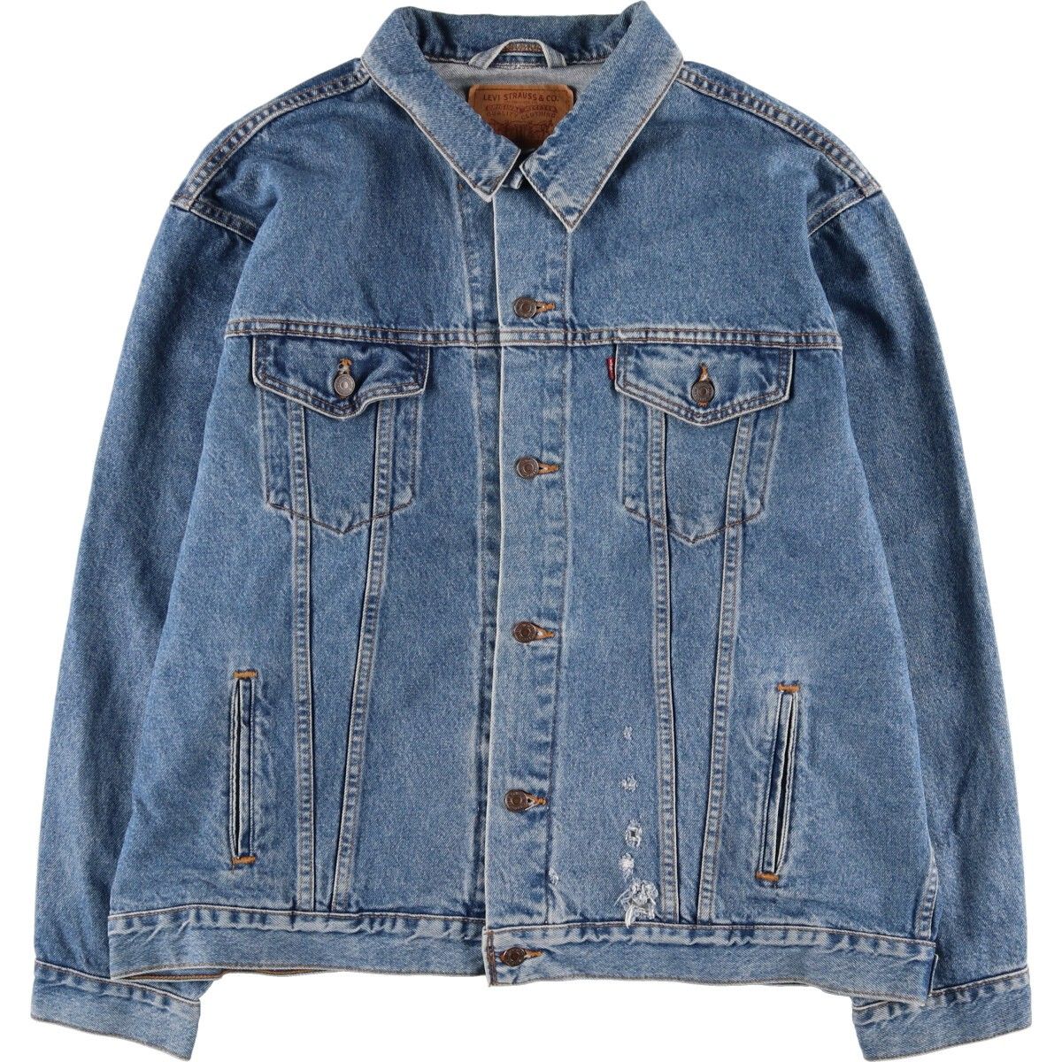 古着 90年代 リーバイス Levi's 70507-0389 デニムジャケット Gジャン USA製 メンズXXL相当 ヴィンテージ/eaa470719