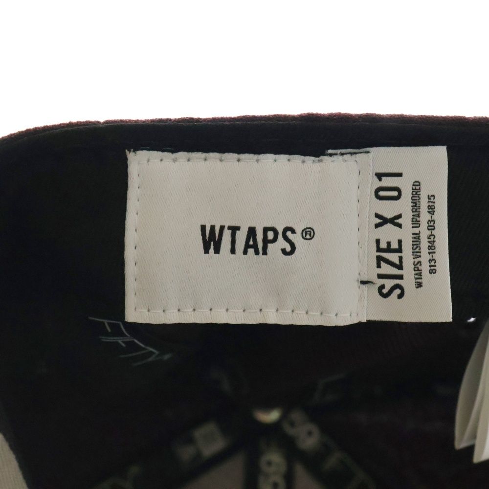 NEW ERA (ニューエラ) 24AW ×WTAPS 59Fifty Low Profile Maroon ダブル