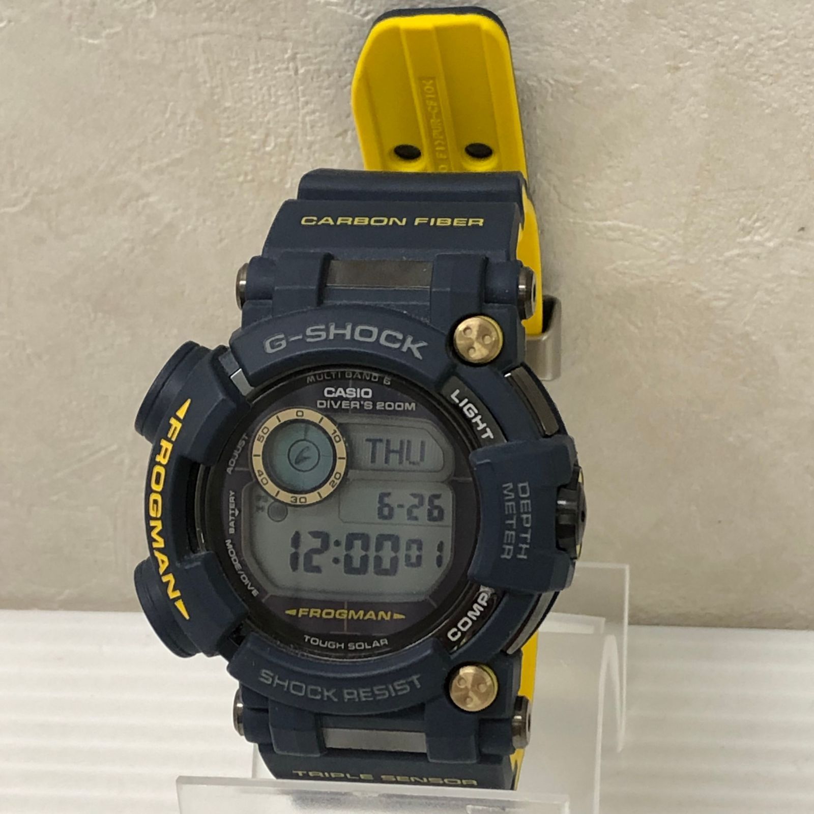 △カシオ G-SHOCK GWF-D1000NV-2JF フロッグマン 中古品