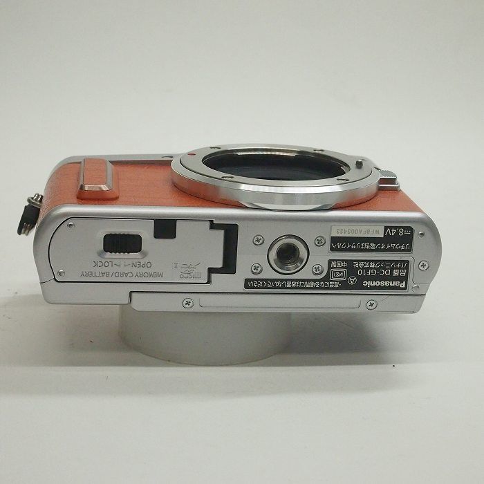 中古】(パナソニック) Panasonic LUMIX DC-GF10 オレンジ ボディ