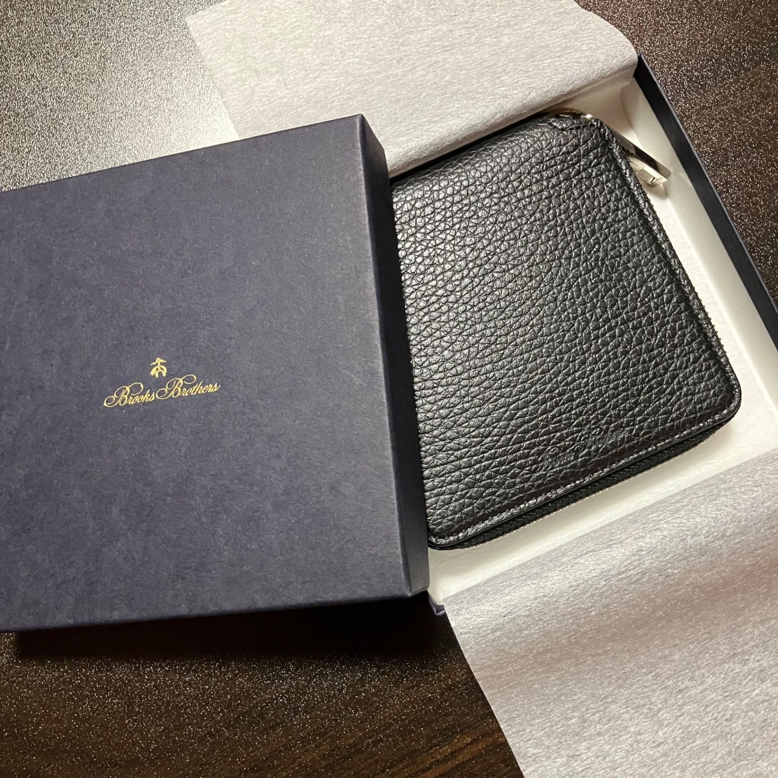 別注ブルックスブラザーズ×アーバンリサーチ ラウンドジップウォレット 新品未使用 BROOKS BROTHERS（ブルックスブラザーズ）の「『別注』BROOKS