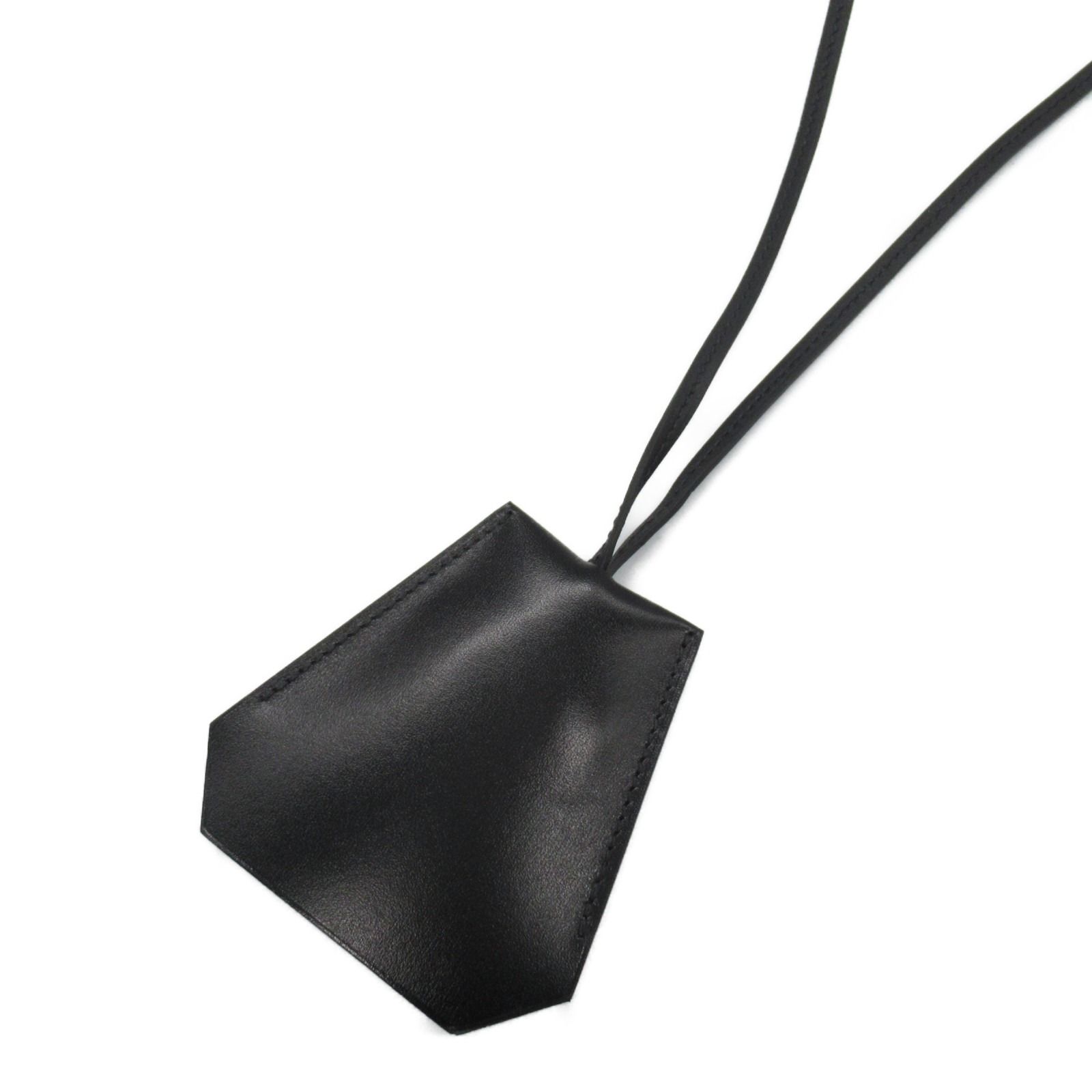 エルメス HERMES ネックレス ロングネックレス クロシェット ブラック 