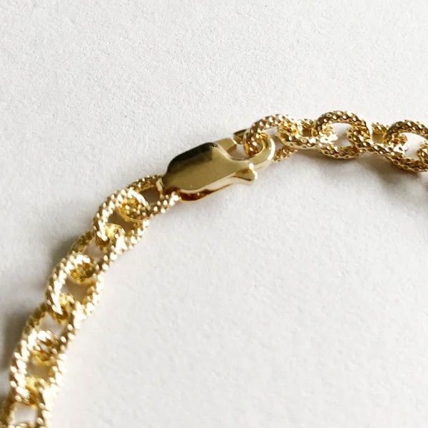 R.ALAGAN ララガン 23SS KOMON CHAIN BRACELET GOLD ゴールド