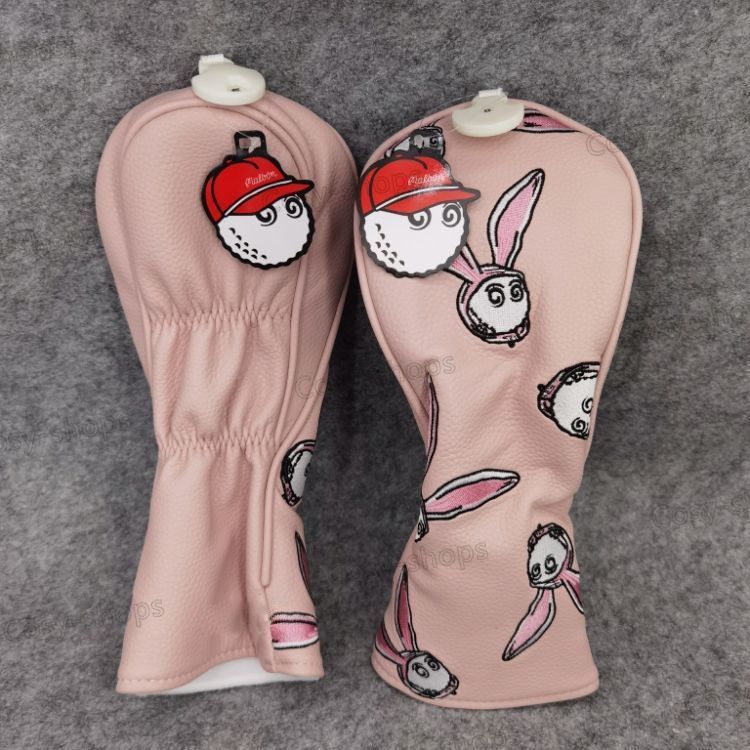 MALBON GOLF ヘッドカバー ピンク Yacht Clubコラボ