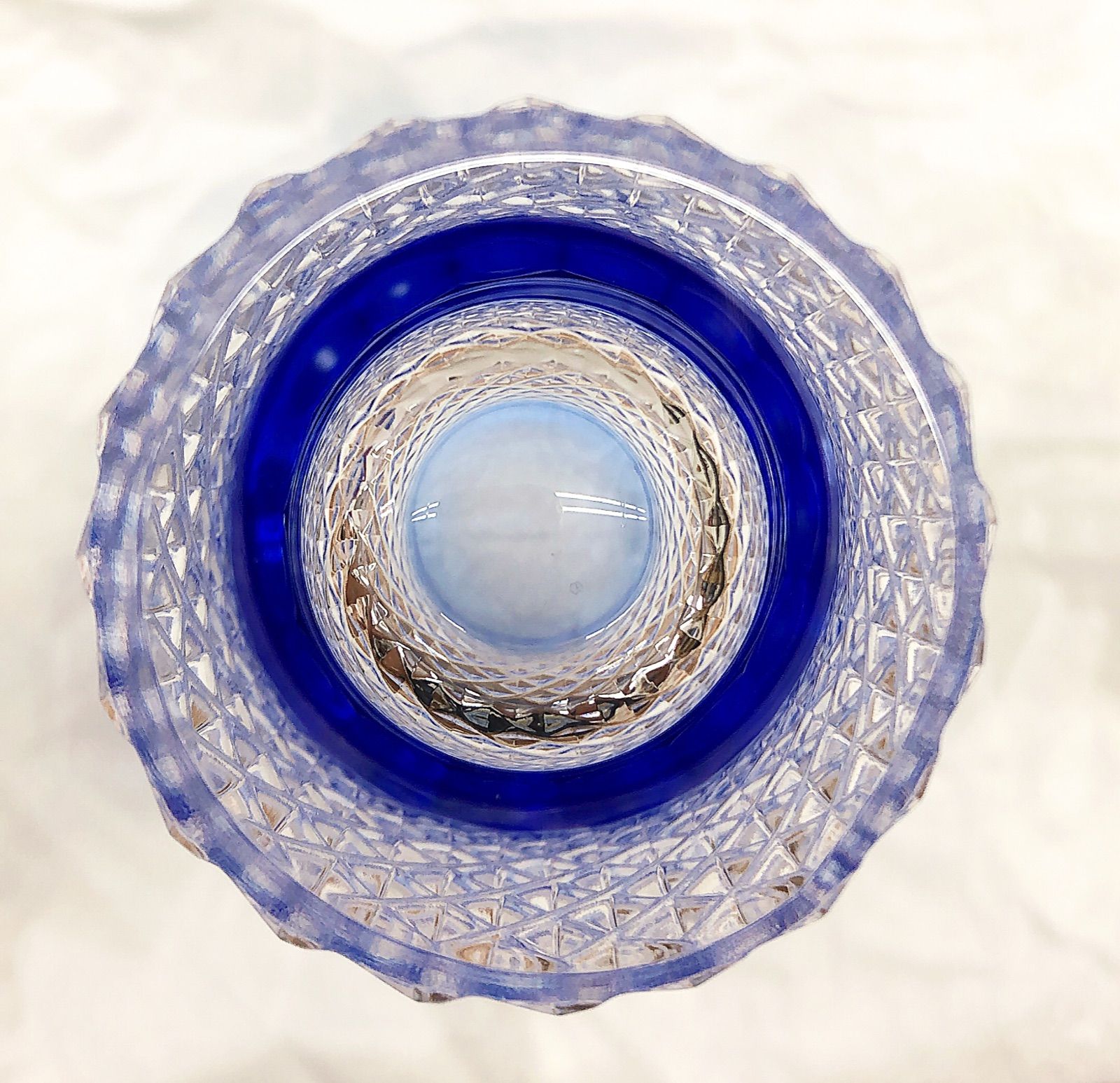 HOYA CRYSTAL ホヤクリスタル 切子硝子 4つセット 直径11㎝ 器 HOYA CRYSTAL ホヤクリスタル 切子硝子 4つセット 直径11㎝ 器