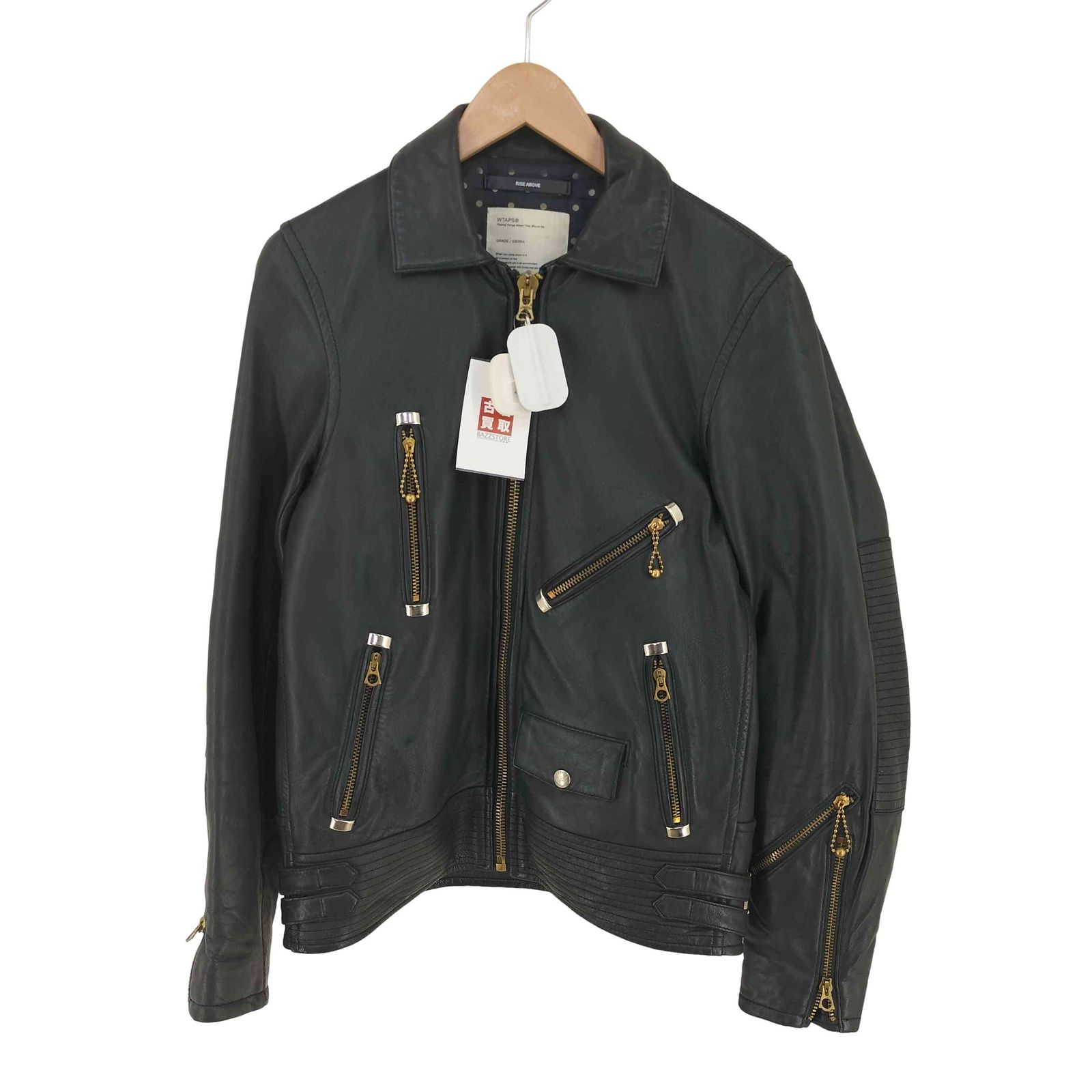 WTAPS 09AW SPIDEY JACKET LEATHER black-TAMRON 18-270mm レンズ 