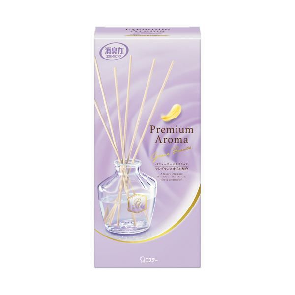 まとめ エステー玄関 リビング用 消臭力 Premium Aroma Stick グレイスボーテ 本体 50ml 1個 ×10セット