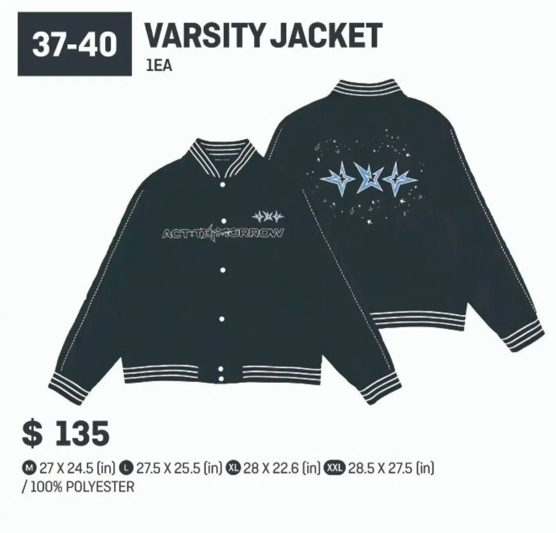 txt act:tomorrow varsity jacket ジャケット TXT ACT : TOMORROW JAPAN VARSITY ジャケット - メルカリ