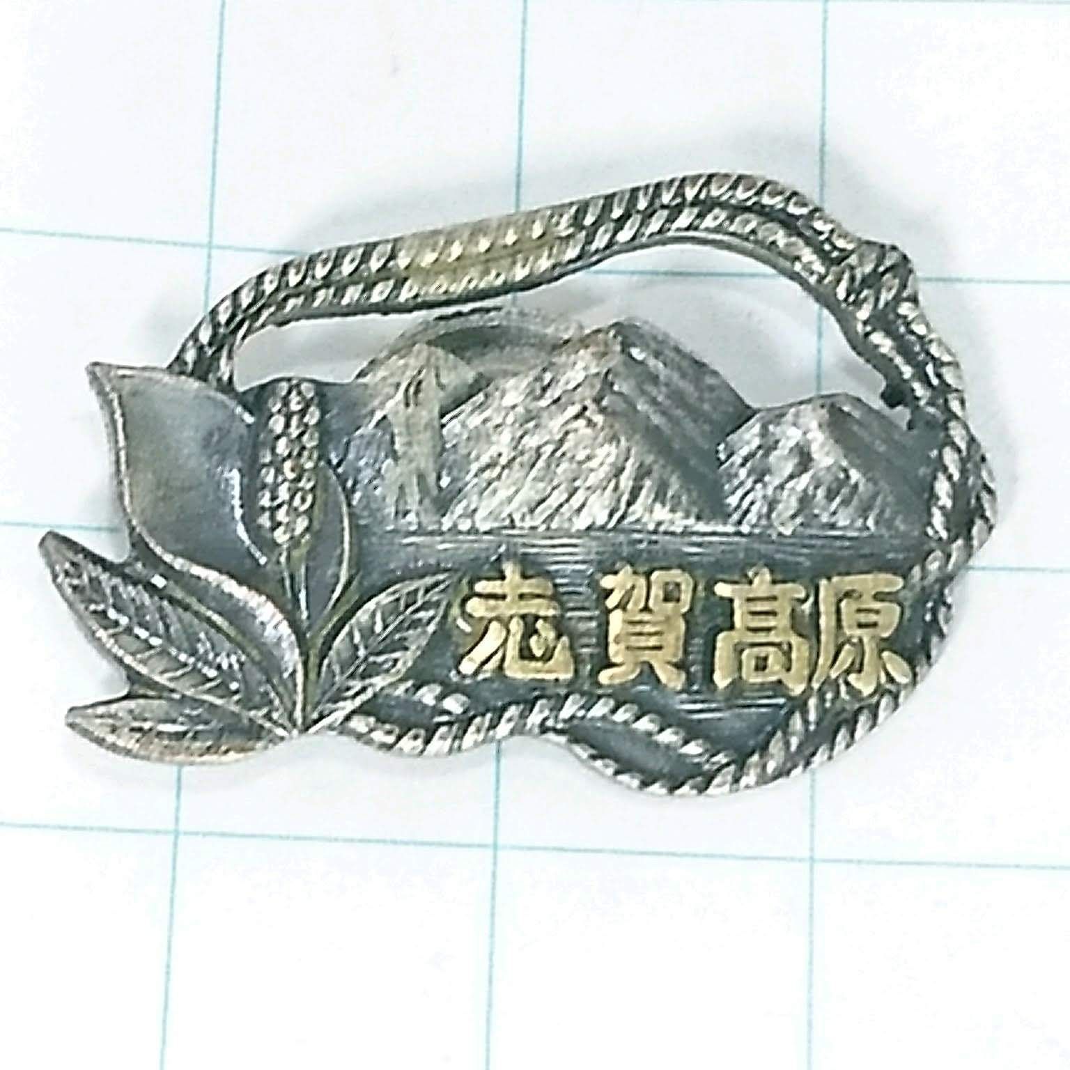 志賀高原 登山 山登り 観光 旅行 記念 山バッジ ピンバッジ PINS