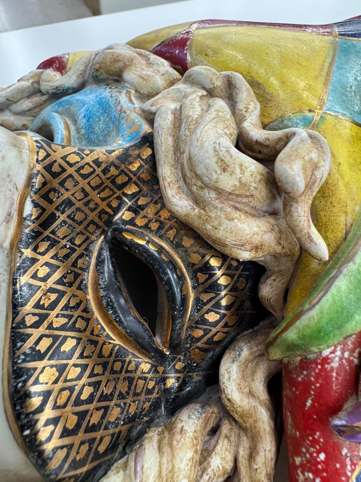 井波彫刻 仏師 砂田清定作 木彫 色絵彩色細密 弁財天像 仏像 高さ45cm