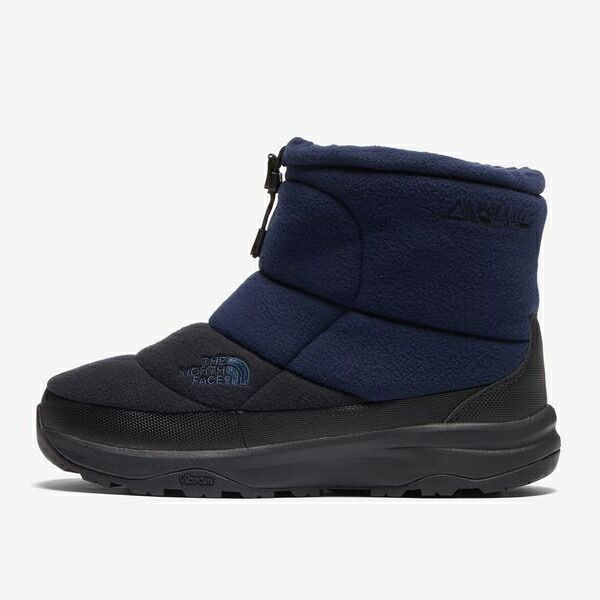 THE NORTH FACE ザノースフェイス 防寒ブーツ Nuptse Bootie Short POLARTEC ヌプシ ブーティ ショート ポーラテック NF52473 ユニセックス アーバンネイビー×TNFブラック 8.0 26.0cm