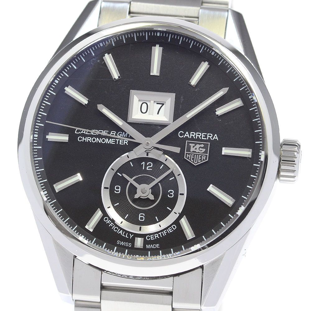 タグホイヤー TAG HEUER WAR5010 カレラ グランドデイト GMT キャリバー8 自動巻き メンズ_867383