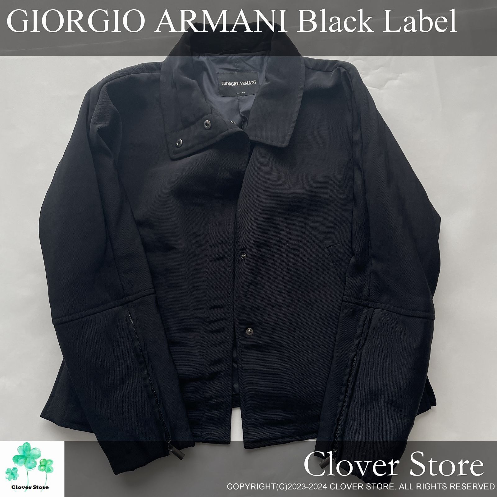 値引き交渉お気軽にどうぞ！ 【Sランク】 GIORGIO ARMANI Black Label ジョルジオアルマーニ ブラックレーベル ジャケット  42 Mサイズ - メルカリ